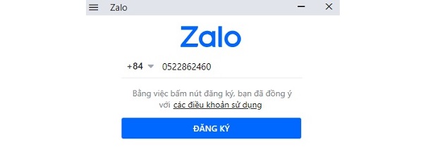 cách lập nick zalo không cần số điện thoại