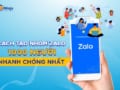 Cách tạo nhóm zalo