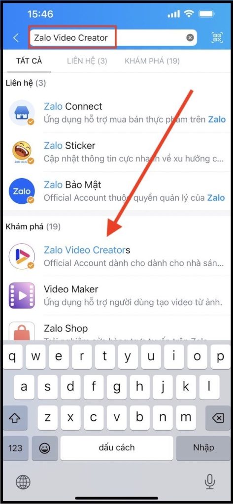 Tìm zalo video creaator