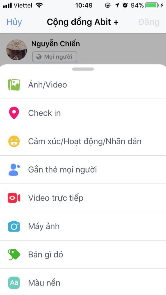 cách đăng bài lên nhóm facebook