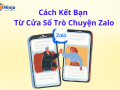 Kết bạn zalo từ cửa sổ trò chuyện