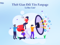 thời gian đổi tên fanpage